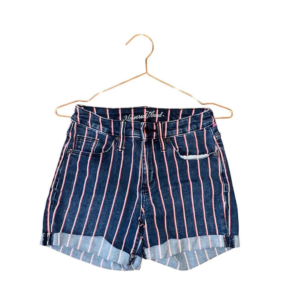 Universal thread striped cuffed short size 00/24